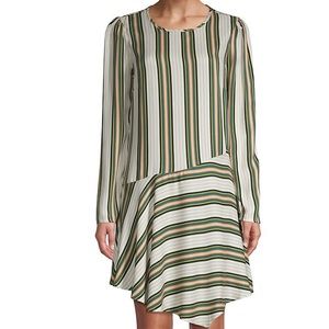 BCBGeneration Stripe Asymmetrical Dress